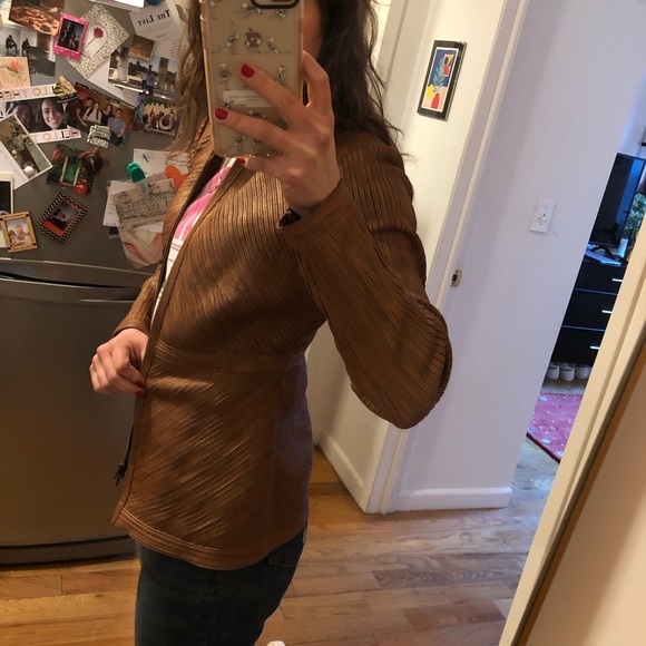 Bagatelle Leather Patchwork stretch Jacket - Picture 8 of 12